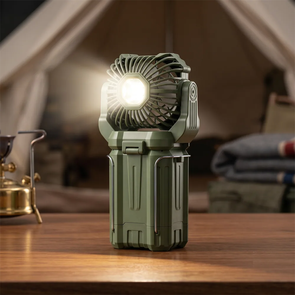Ventilateur de camping avec LED